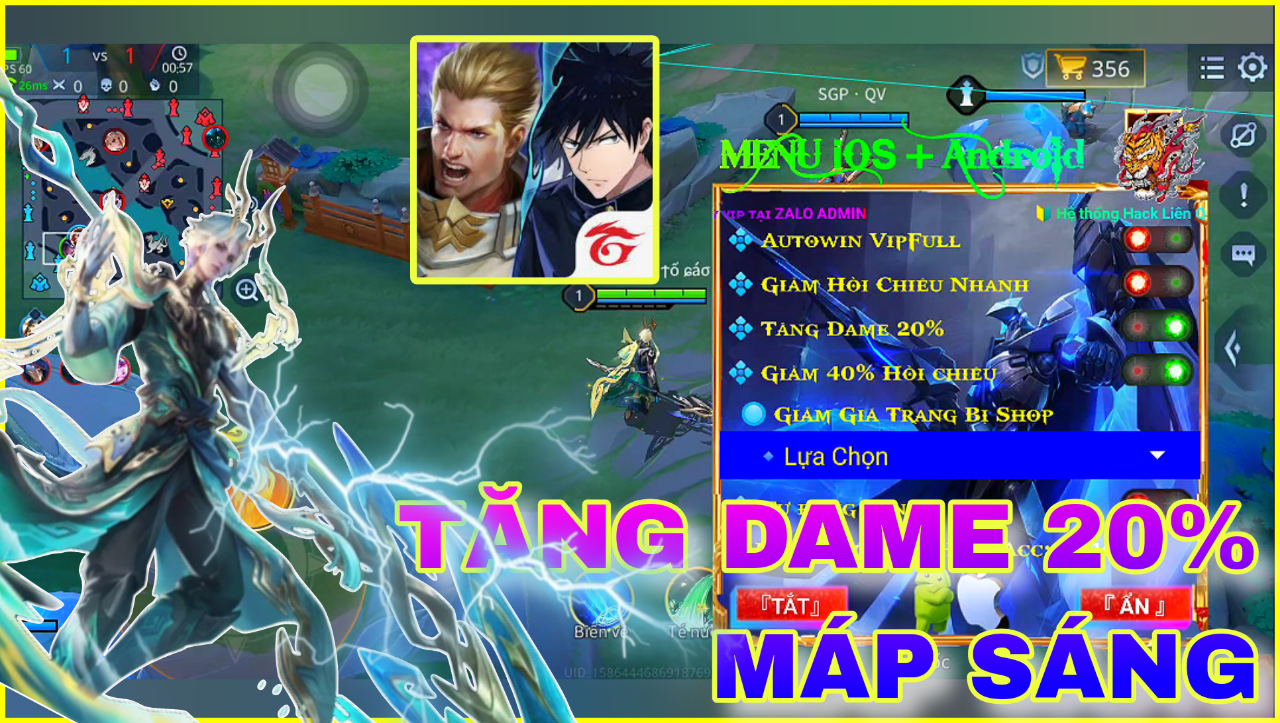 TRIỆU VÂN HACK LIÊN QUÂN