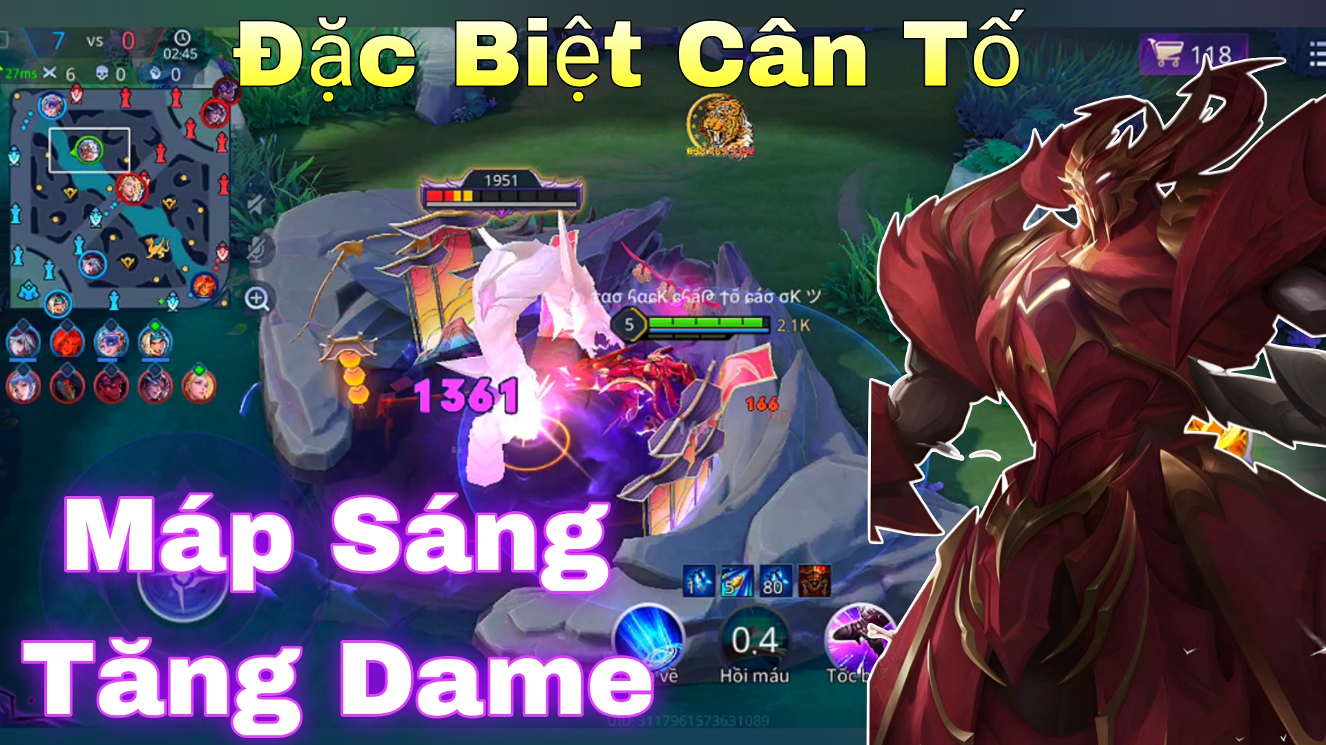 Gildur tăng dame phép